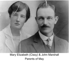 Mary Elizabeth (Cissy) & John Marshall Parents of May