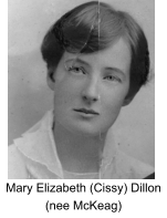 Mary Elizabeth (Cissy) Dillon (nee McKeag)