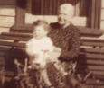Esther Anderson nursing Terry at her home in Argo Street St Yarra c1943